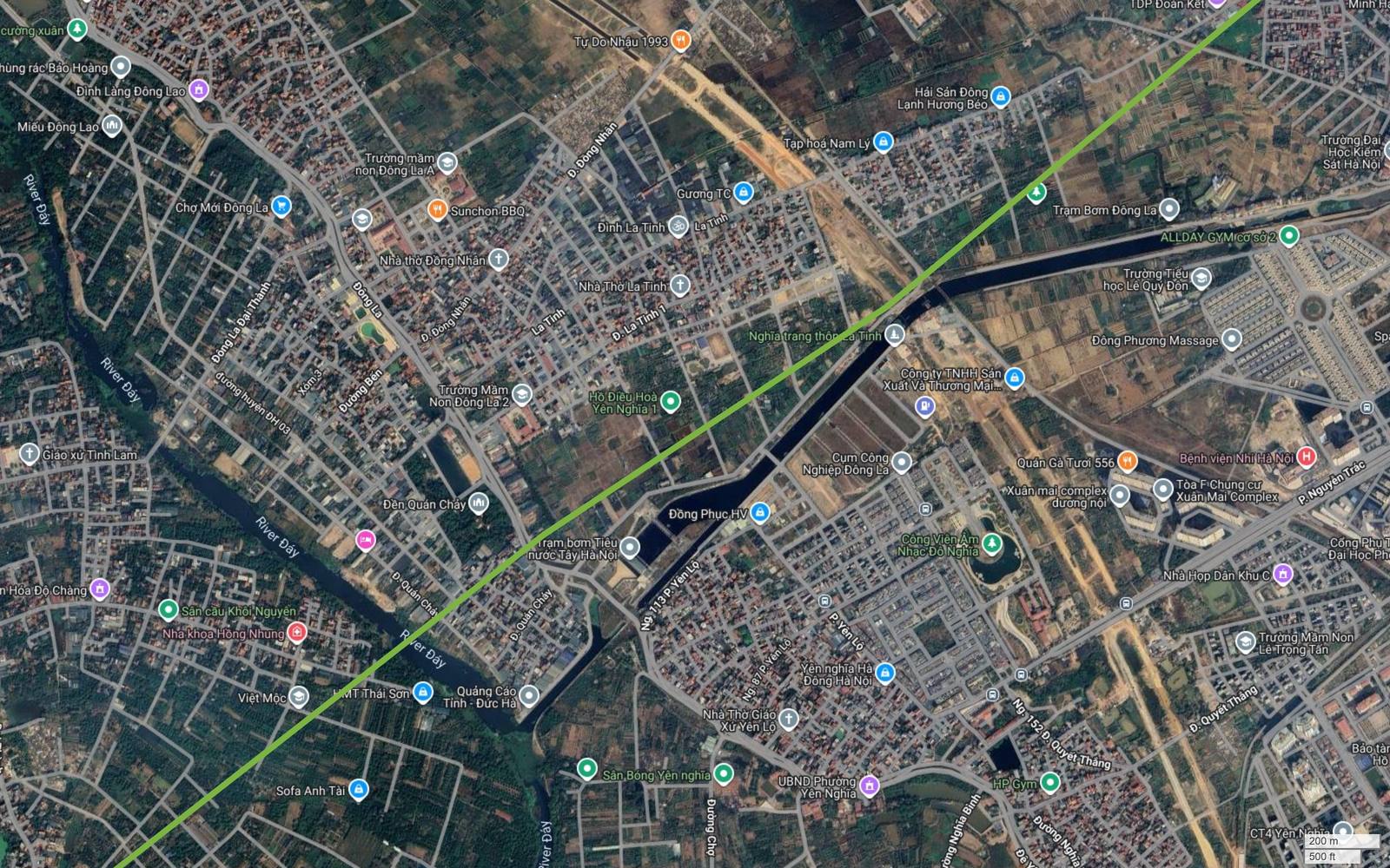 Điểm vượt sông Đáy tại Yên Nghĩa trên tuyến metro số 11 Hà Nội, hạng mục kỹ thuật nặng nhất tuyến